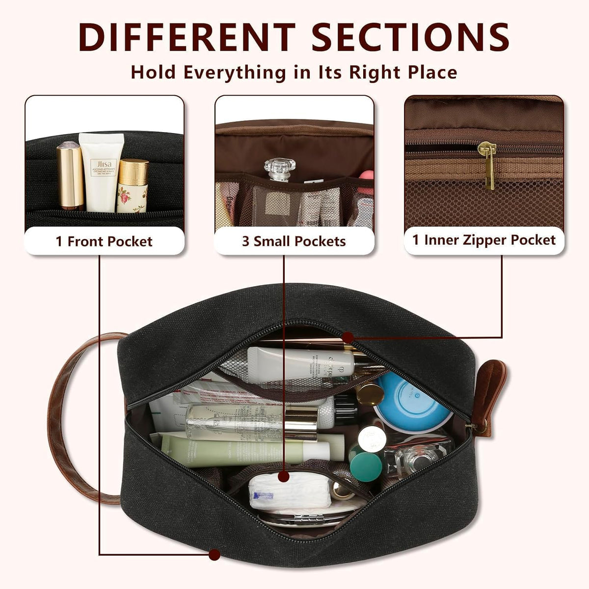 Personalized Toiletry Bag for Men, Birthday Gifts for Men Him