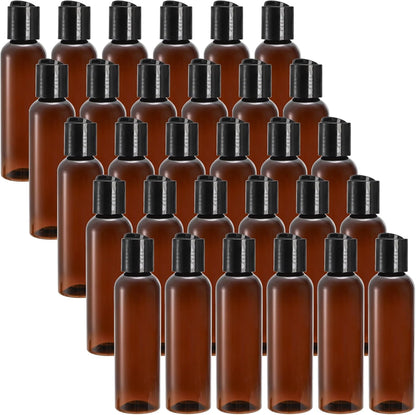 Bekith 30 Pack 4oz Travel Bottles for Toiletries, Small Plastic Squeeze Bottles with Flip Cap, Leakproof Empty Refillable Travel Size Containers For Shampoo, Lotions, Liquid Body Soap