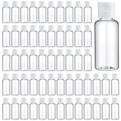 Mimorou 150 Pcs 2oz Travel Bottles Bulk Square Bottle for Toiletries
