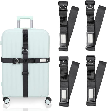 Vigorport Luggage Straps for Suitcases TSA Approved Suitcase Belt