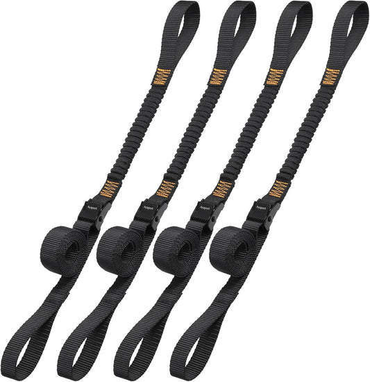 Ayaport Motorcycle Luggage Straps Stretch Adjustable Straps with Clips for Securing (4)