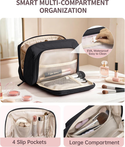 Makeup Bag Travel Toiletry Bag Puffy Padded Cosmetic Bag for Women