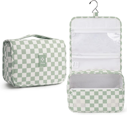 Narwey Hanging Travel Toiletry Bag for Kids Girls Women, Cute Makeup Bag