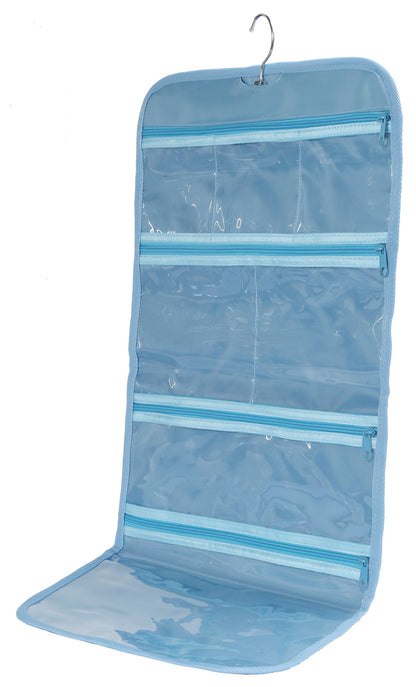 Foldable Clear Hanging Travel Toiletry Bag Cosmetic Organiser Storage