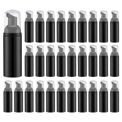 Travel Foam Pump Bottle, 2oz Small Size Foaming Soap Dispenser 30Pack Clear