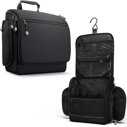 VENTURE 4TH Hanging Travel Toiletry Bag, 18 Compartments - Dark Green