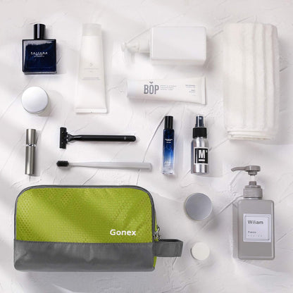 Gonex Travel Toiletry Bag for Men, Water Resistant Dopp Kit for Toiletries