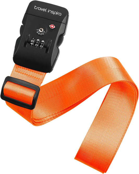 Travel Inspira Heavy Duty Luggage Straps with TSA Lock