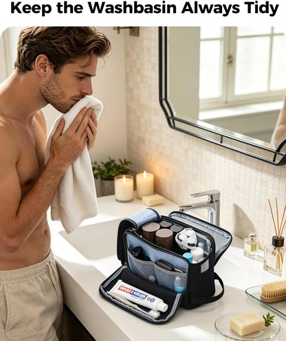 WANDF Travel Toiletry Bag for Men, Dopp Kit for Toiletries