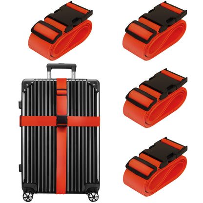 Chelmon Luggage Straps for Suitcases TSA Approved Travel Essentials 8 Pack