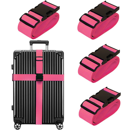 Chelmon Luggage Straps for Suitcases TSA Approved Travel Essentials 8 Pack