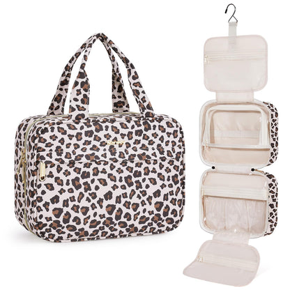 Narwey Hanging Travel Toiletry Bag for Women, Cosmetic Makeup Bag Organizer