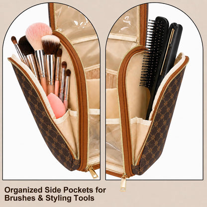 Women Travel Toiletry Bag Large Hanging Toiletry Bag with Mirror