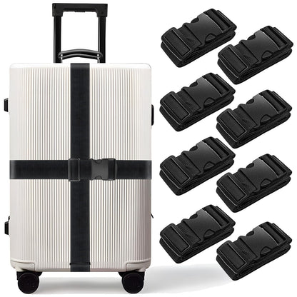 BILIONE Luggage Straps for Suitcases,79" Long Adjustable Luggage Belts