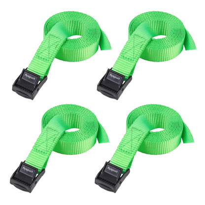 Ayaport Adjustable Lashing Straps with Buckles 1.5" x 8', 4 Pack