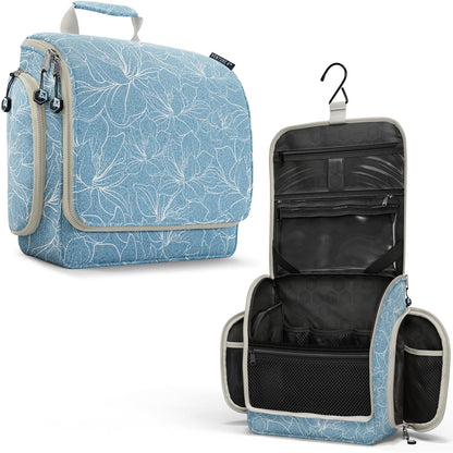 VENTURE 4TH Hanging Travel Toiletry Bag, 18 Compartments - Dark Green