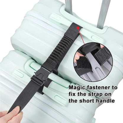 Vigorport Luggage Straps, Stretchable Luggage Connector Strap for Suitcase