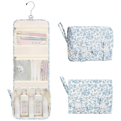 Relavel Hanging Toiletry Bag for Men Women, Water-Resistant Toiletries Bag