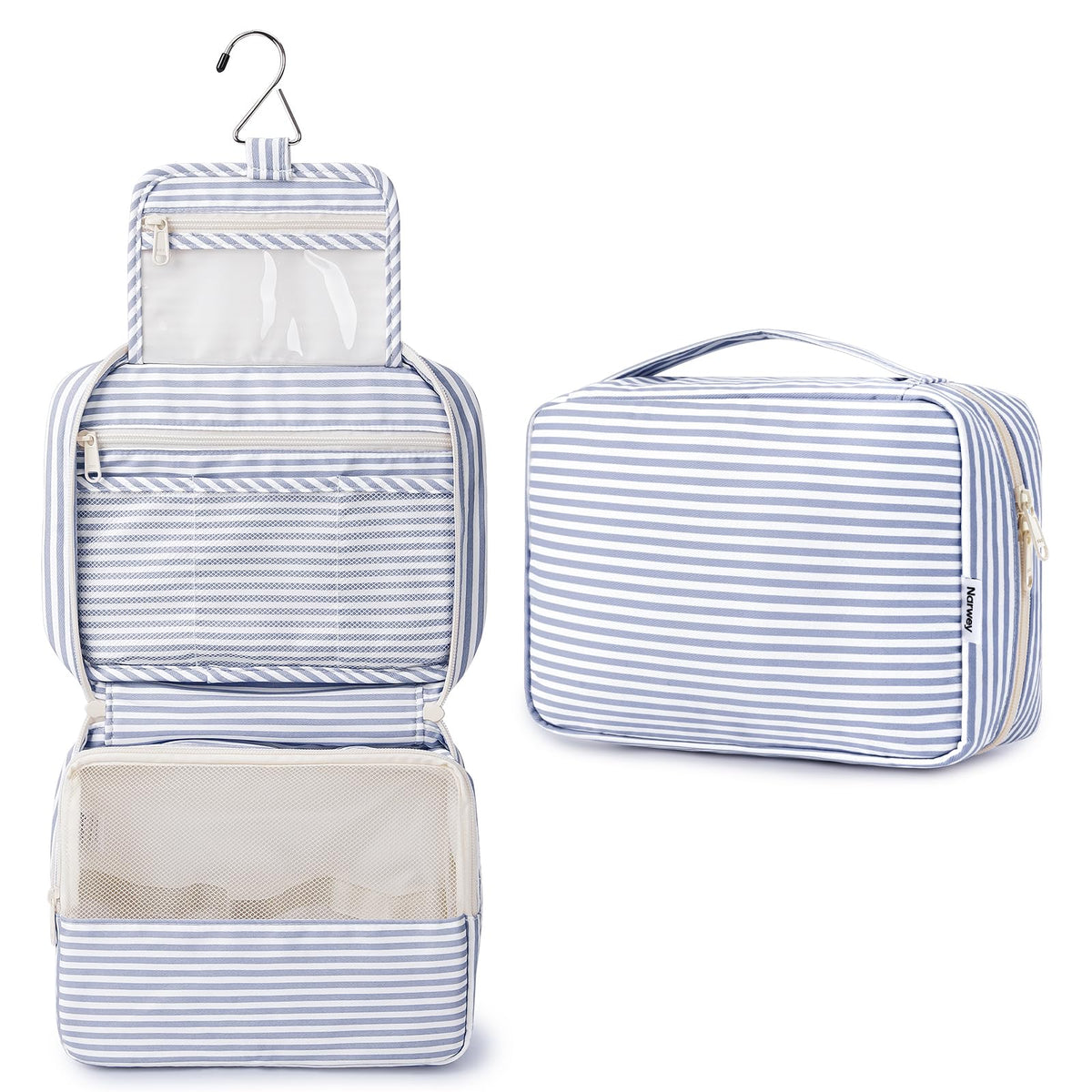 Narwey Hanging Travel Toiletry Bag for Women, Travel Makeup Organizer Bag