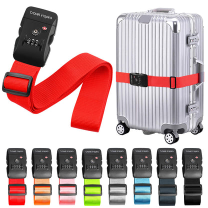 Travel Inspira Heavy Duty Luggage Straps with TSA Lock