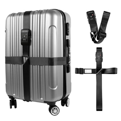 Travel Inspira Heavy Duty Luggage Straps with TSA Lock