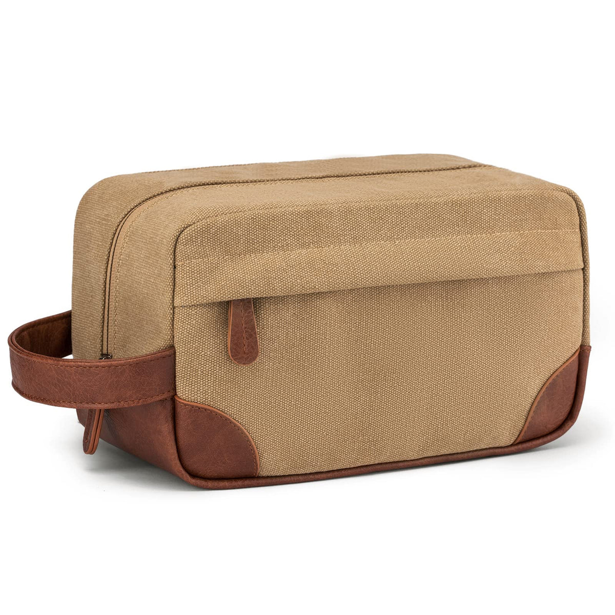 Vorspack Canvas Travel Toiletry Bag for Men, Large, Black