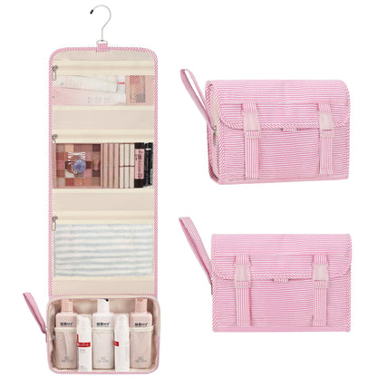Relavel Hanging Toiletry Bag for Men Women, Water-Resistant Toiletries Bag