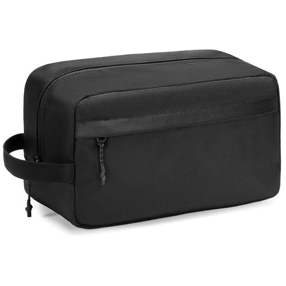 Vorspack Water Resistant Travel Toiletry Bag for Men Women - Large & Black
