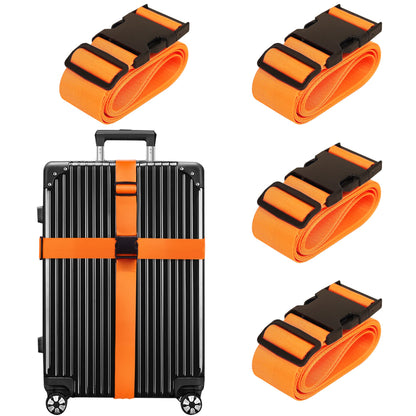 Chelmon Luggage Straps for Suitcases TSA Approved Travel Essentials 8 Pack