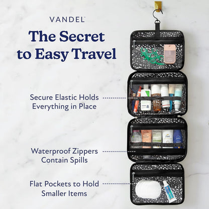 VANDEL Waterproof Hanging Toiletry Bag [TSA-Approved] Cosmet Travel Bag
