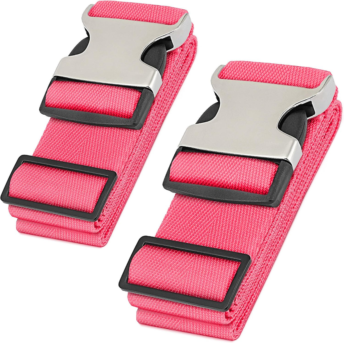 Hero Luggage Straps for Suitcases (2-Pack), Heavy-Duty Adjustable Bag Belts