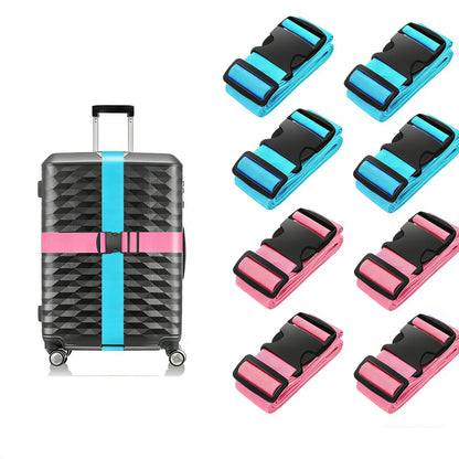 BILIONE Luggage Straps for Suitcases,79" Long Adjustable Luggage Belts